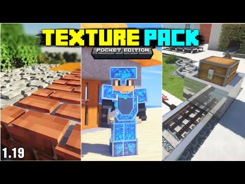 TOP 5 Best Texture Pack For Minecraft Pe 1.19+ || Realistic Texture Pack Mcpe || Rtx Texture Pack ||