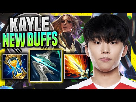 CANNA TRIES KAYLE WITH NEW BUFFS! - T1 Canna Plays Kayle Top vs Gwen! | Season 11