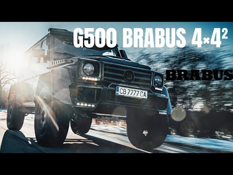 Mercedes G 500 4x4² Brabus Test Drive and Review | The biggest SUV on the road