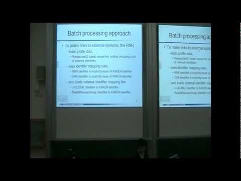 RF3 Pecha Kucha: Researcher Identifiers and National Federated Search Portal for Japanese IRs