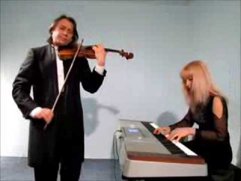 Sergei Trofanov, gypsy song, violin, Olga Trofanova, piano