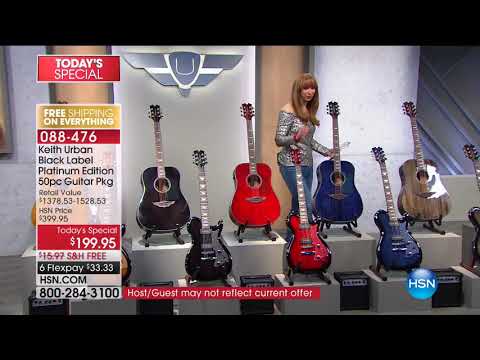 HSN | Keith Urban Guitar Collection 11.26.2017 - 06 AM