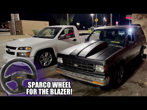 Sparco Wheel + LS Blazer = Freakin RACE CAR!