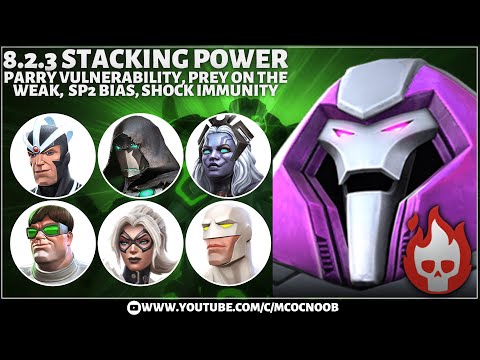 MCOC Act 8.2.3 - Stacking Power, Prey on the Feeble, Sp2 Bias, Shock Immunity - Nimrod