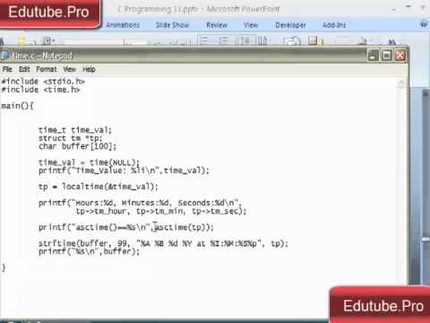 C Programming Tutorials  11 12