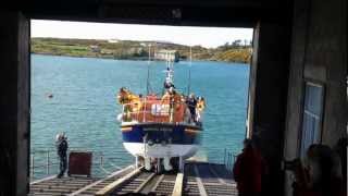 preview picture of video 'Baltimore RNLI Lifeboat 'Hilda Jarrett' the last slipway launch.'