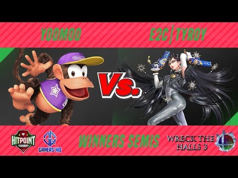 Wreck the Halls 3 WS - Yoomoo (Diddy Kong) vs E2C | Tyroy (Bayonetta)