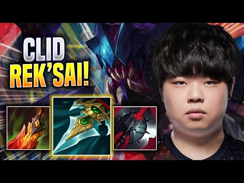 CLID IS SO CLEAN WITH REK'SAI! - HLE Clid Plays Rek'sai JUNGLE vs Hecarim! | Preseason 2023