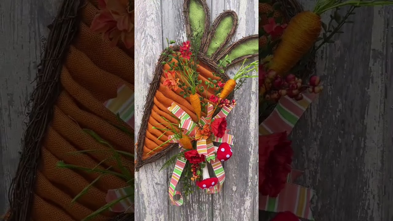 Spring DIY Wreath Kits & Bunny Door Decor | Easy Front Door & Home Decorating Ideas