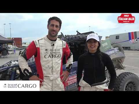 Mashael Al Obaidan and Armand Monleon. Italian Baja 2022. LEG2
