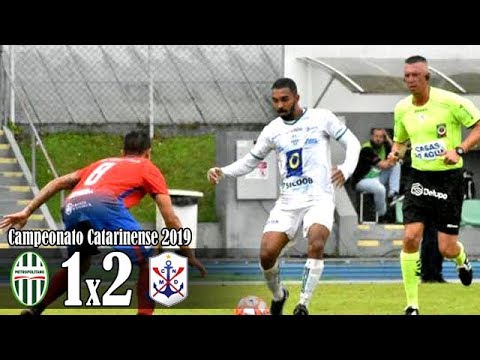 GOLS: METROPOLITANO 1 X 2 MARCÍLIO DIAS - CATARINENSE 2019 - 03/02/2019 - NARRAÇÃO: LUCIANO SILVA