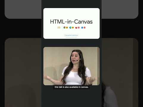 The new HTML-in-Canvas API is a game-changer #GoogleIO