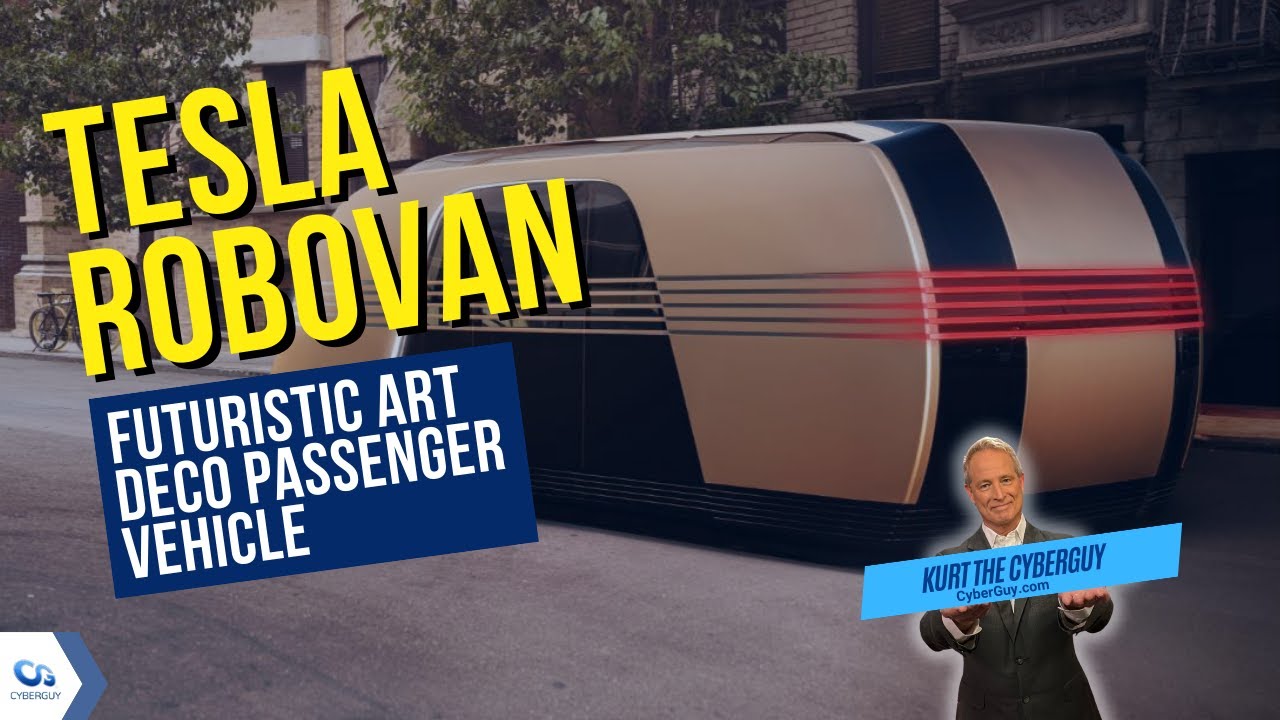 Elon Musk unveils the Tesla Robovan: A futuristic art deco passenger vehicle | Kurt the CyberGuy