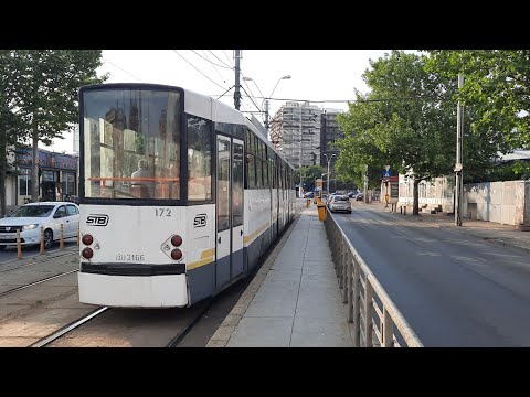 V3A-93-CH-PPC 172 (linia 25), intrand in statia "Dr. Constantin Istrati"