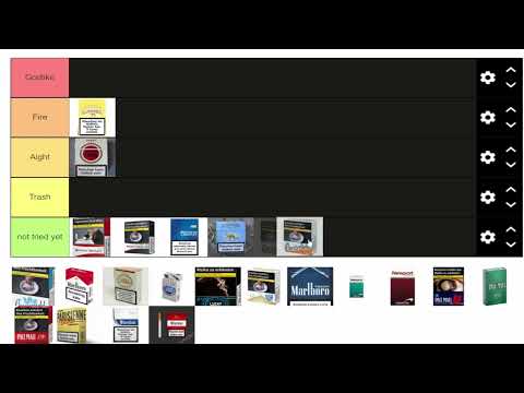 Cigarette Tier List (2022)