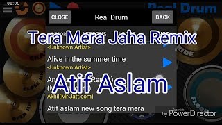 Atif Aslam: Musafir Song | Tera Mera Jaha | Real Drum App Cover | By DX Drum App Cover