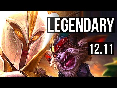 KAYLE vs KLED (TOP) | Rank 2 Kayle, Quadra, 10/2/9, Legendary | KR Challenger | 12.11