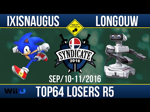 SYN2016 - IxisNaugus (Sonic) Vs pM | LoNgOuw (ROB) - Smash 4 Singles Top64 Losers R5