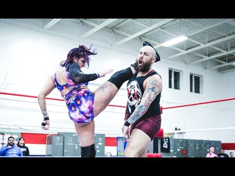 Kris Statlander Uses Mind Control To Destroy Alexander Lee - Limitless Wrestling (Intergender, AEW)