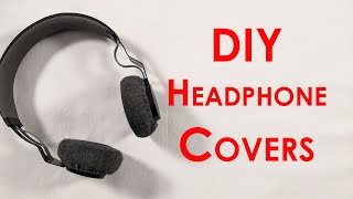 DIY HEADPHONE COVERS || How To Recover Headphones