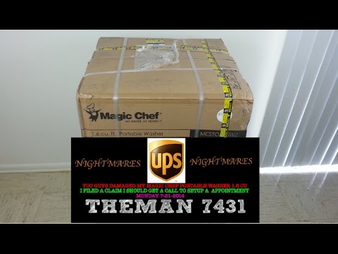 UNBOXING MAGIC CHEF PORTABLE WASHER 1.6 CU FT