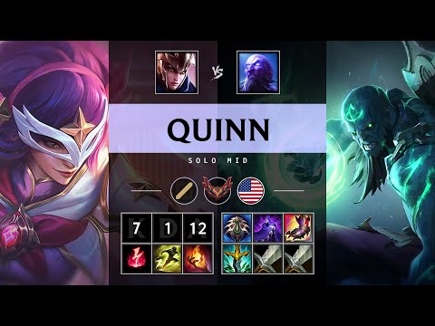 Quinn Mid vs Ryze - NA Grandmaster Patch 25.10