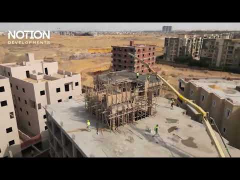 Follow step by step the construction works of the slab at Plot B2