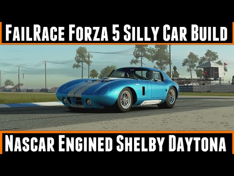 FailRace Silly Car Build Nascar Engined Shelby Daytona