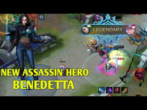 New mlbb hero benedetta gameplay