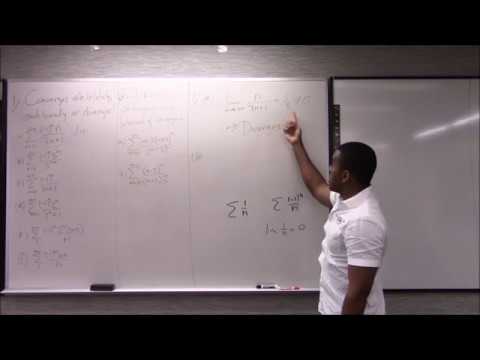 Math 1207 Lecture 41 - More examples with series convergence; power series; Info for Mock finals