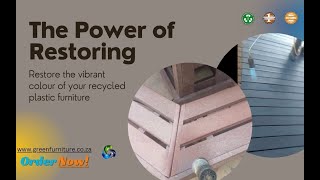 Bring It Back to Life! 🪄 How to Restore Faded Outdoor Furniture Color ♻️ | GreenFurniture
