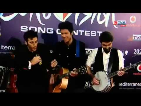 Sebalter (Switzerland) on Red Carpet in Malta