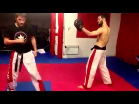 Marcus Lewis on how to throw a spinning hook kick from various stances