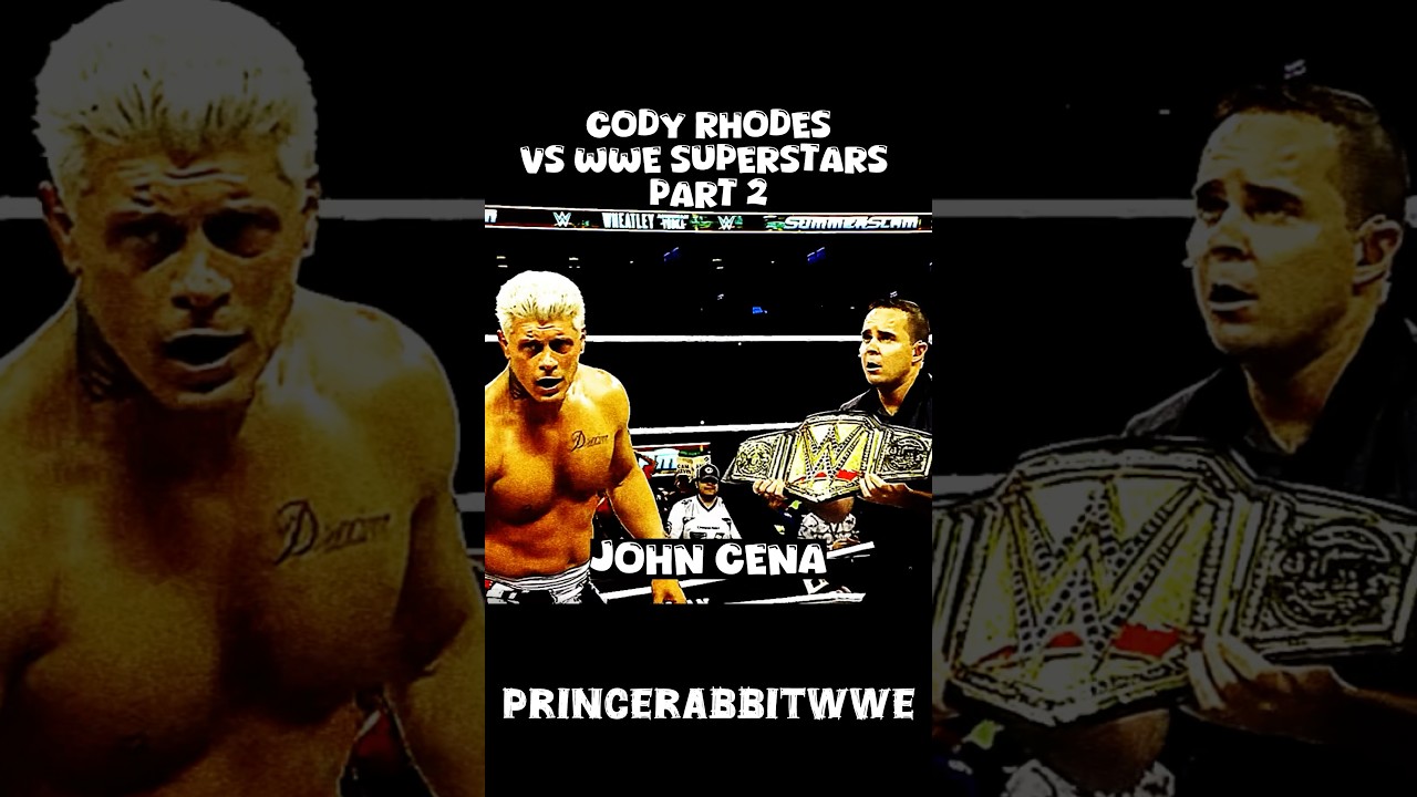 Cody Rhodes Vs WWE superstars Part 2 #wweshorts #wwe #wrestling #codyrhodeswwe