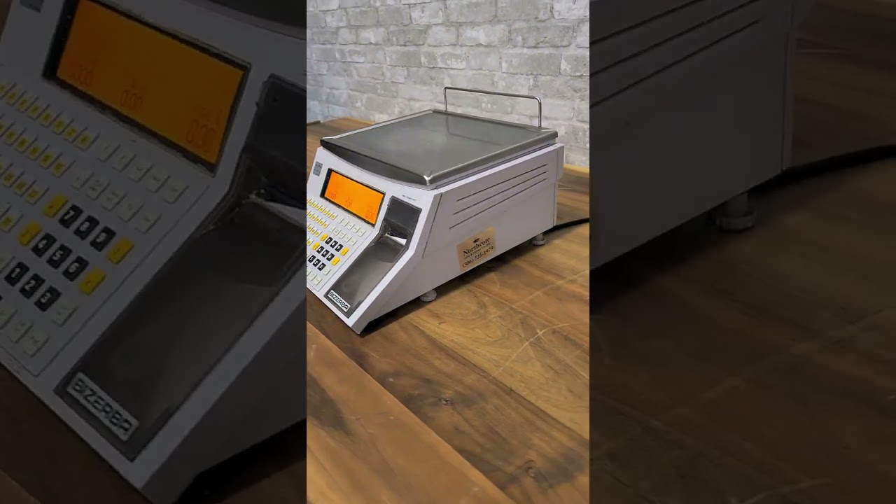 Lot 52 - Bizerba Retail Scale AM-5803 With 49 Label Rolls