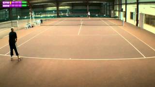 preview picture of video 'Arnaud (15/1) vs Cyril (30) - Match corpo - Extrait - 28/04/2014'