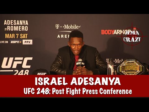 Full Israel Adesanya UFC 248 Post Fight Interview, reacts to win over Yoel Romero