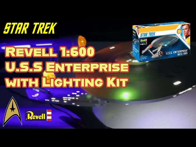 Vídeo relacionado con Revell GmbH 04991/4991 Revell 04991 4991 1:600 U.S.S. Enterprise NCC-1701 (Tos) - Kit de Modelo de plástico Star Trek James Kirk, Multicolor, 1/600