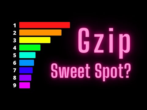 What is the Gzip Compression Level Sweet Spot?