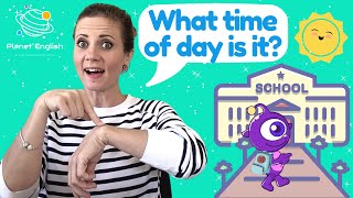 ESL Times of the Day Vocabulary | Interactive English