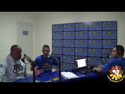 Repórter Favela na rádio Planeta Pan de Juquitiba