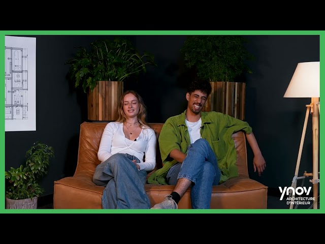 Interview d'Elisa et Gambi, mentors de la filière architecture d'intérieur à Toulouse YNOV Campus
