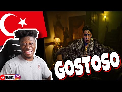 CAKAL x GZUZ - GOSTOSO (Official Music Video) 🇹🇷🔥 REACTION