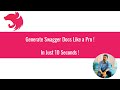 Generate Swagger Docs Like A Pro In Just 10 Seconds NestJs