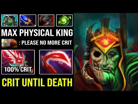 CRIT UNTIL YOU DOWN 100% Physical Desolator + Bloodthorn Wraith King Top Tier Carry Meta DotA 2