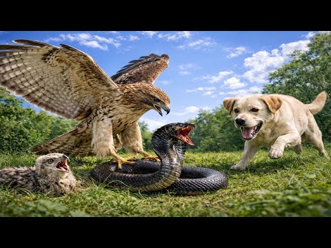 bald eagle attacks a wild cobra — A shocking outcome for everyone | A touching rescue