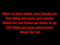 Jonas Brothers - Pom Poms Lyrics 