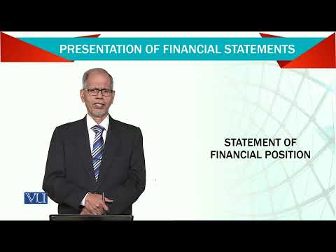 Statement of Financial Position | Advanced Financial Accounting | FIN711 Topic016