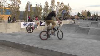 preview picture of video 'Figueres inaugura el Parc Urbà per practicar skate, BMX i scooter'