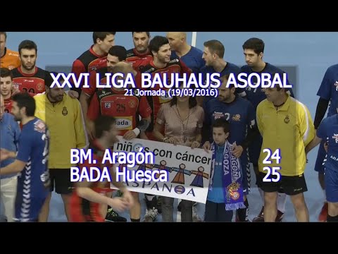 LIGA BAUHAUS ASOBAL J21 BM. Aragón - BADA Huesca 24 - 25